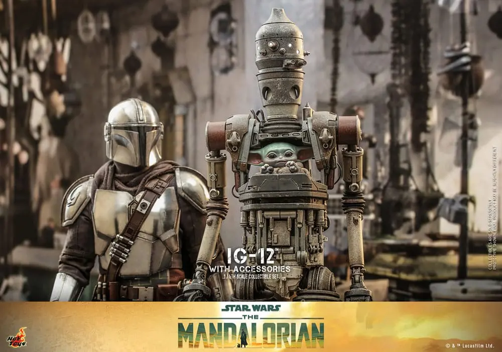 Star Wars: The Mandalorian Akčná figúrka 1/6 IG-12 s príslušenstvom 36 cm termékfotó