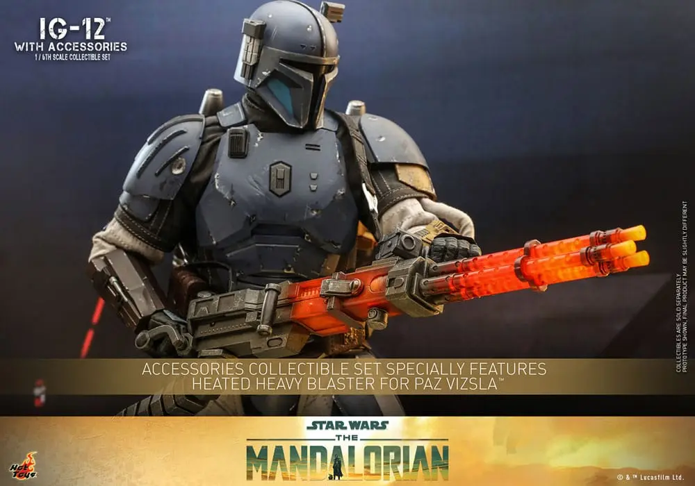 Star Wars: The Mandalorian Akčná figúrka 1/6 IG-12 s príslušenstvom 36 cm termékfotó