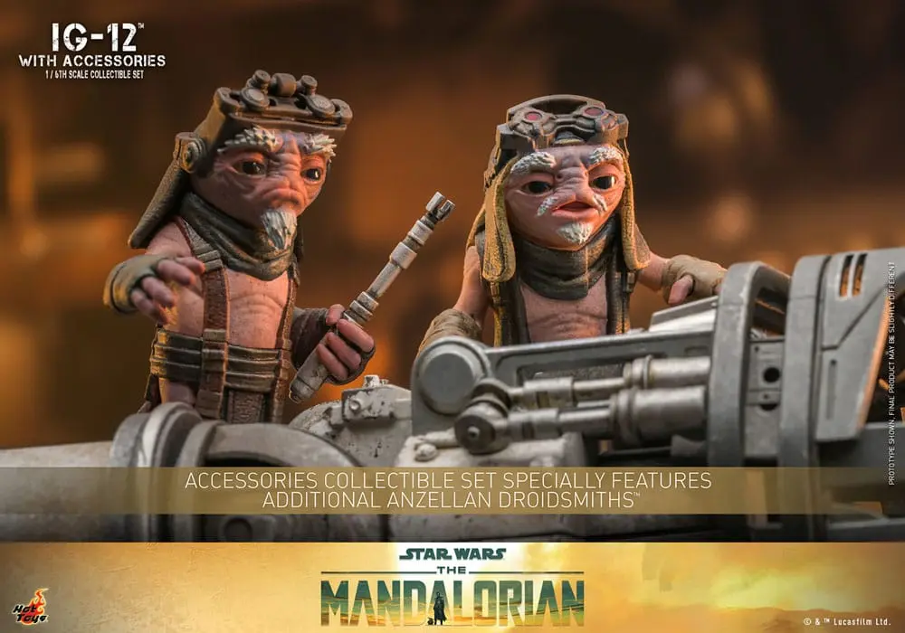 Star Wars: The Mandalorian Akčná figúrka 1/6 IG-12 s príslušenstvom 36 cm termékfotó