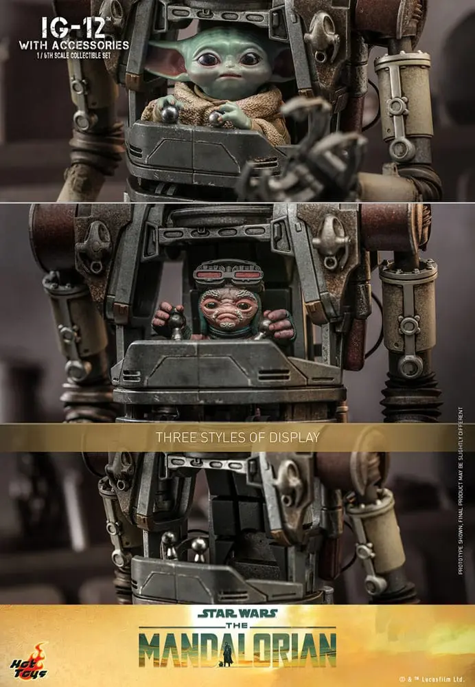 Star Wars: The Mandalorian Akčná figúrka 1/6 IG-12 s príslušenstvom 36 cm termékfotó