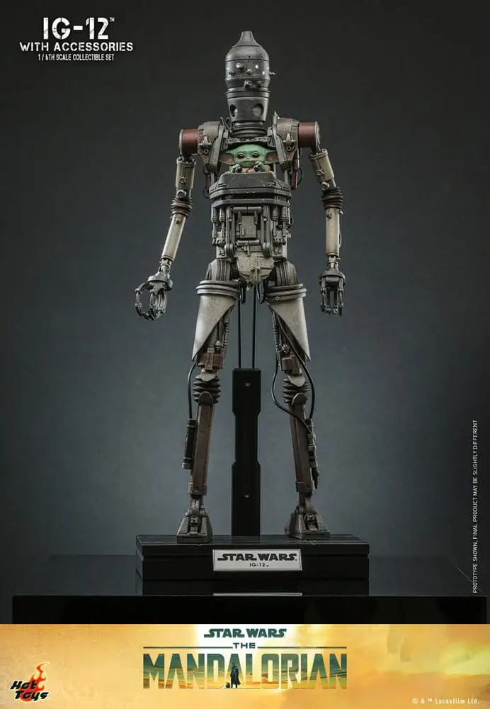 Star Wars: The Mandalorian Akčná figúrka 1/6 IG-12 s príslušenstvom 36 cm termékfotó