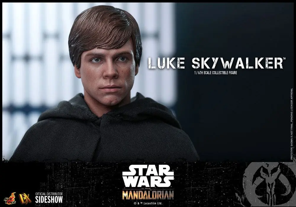 Star Wars The Mandalorian Akčná figúrka 1/6  Luke Skywalker 30 cm termékfotó