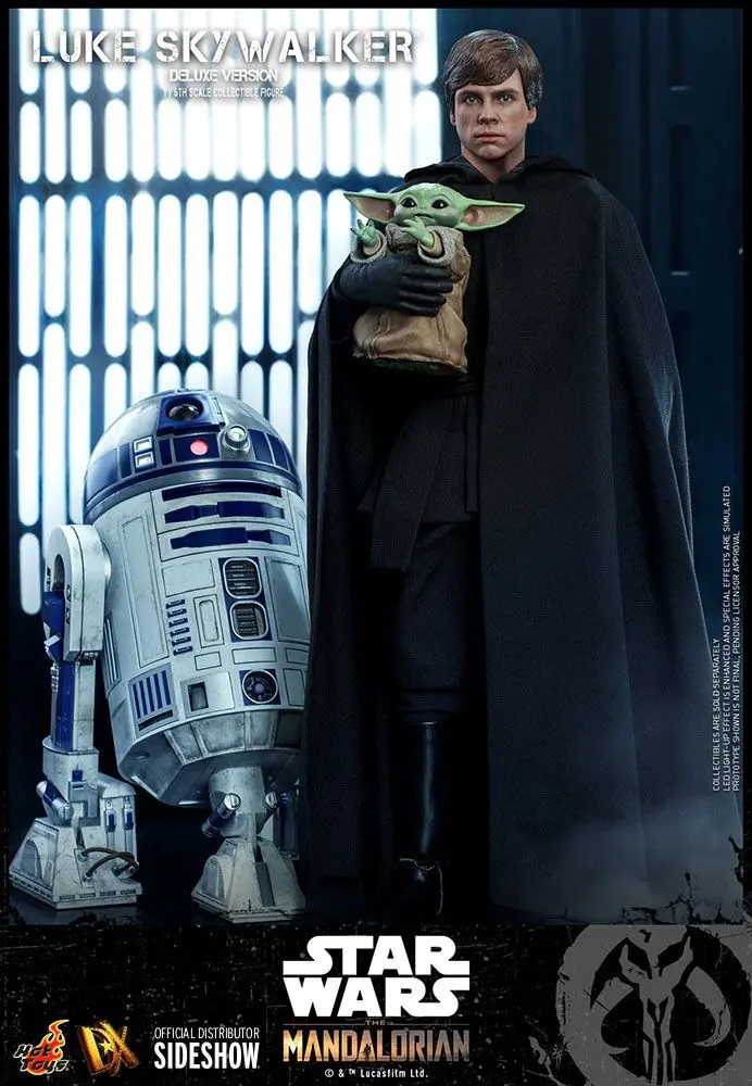 Star Wars The Mandalorian akčná figúrka 1/6 Luke Skywalker (Deluxe Version) 30 cm produktová fotografia