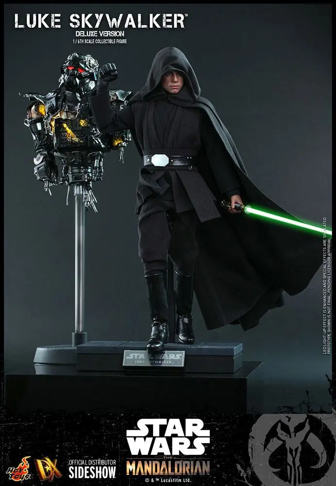 Star Wars The Mandalorian akčná figúrka 1/6 Luke Skywalker (Deluxe Version) 30 cm produktová fotografia