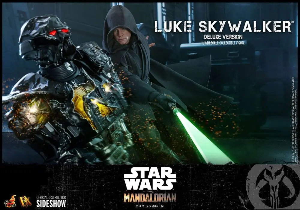 Star Wars The Mandalorian akčná figúrka 1/6 Luke Skywalker (Deluxe Version) 30 cm produktová fotografia