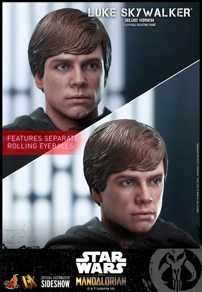 Star Wars The Mandalorian akčná figúrka 1/6 Luke Skywalker (Deluxe Version) 30 cm produktová fotografia
