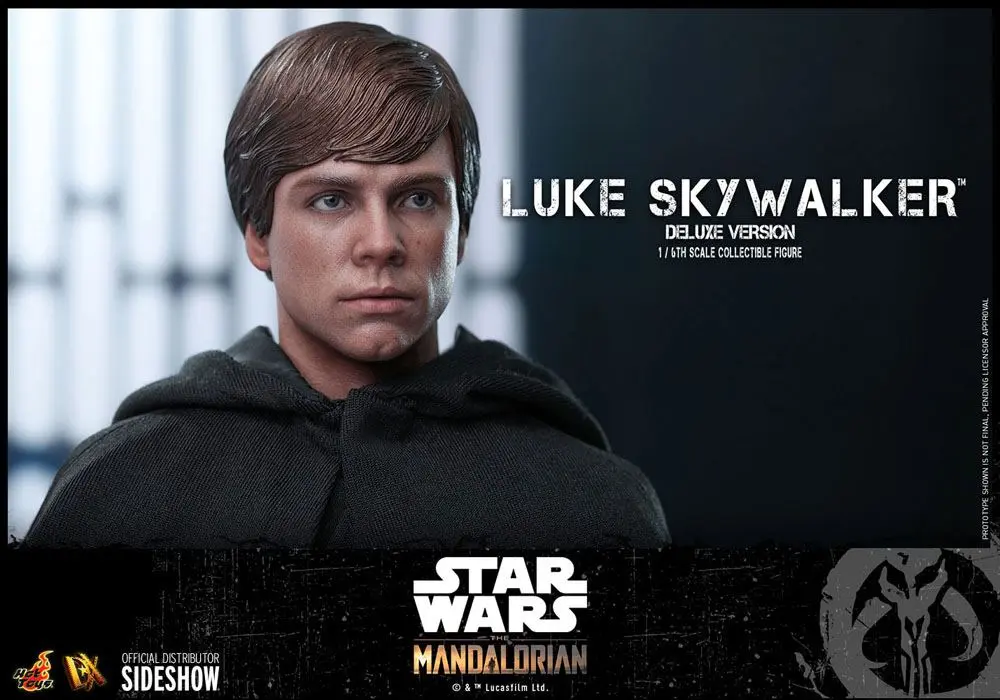 Star Wars The Mandalorian akčná figúrka 1/6 Luke Skywalker (Deluxe Version) 30 cm produktová fotografia