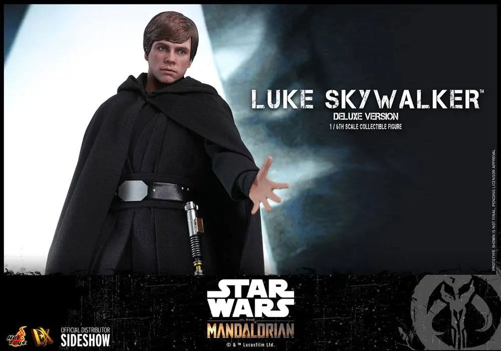 Star Wars The Mandalorian akčná figúrka 1/6 Luke Skywalker (Deluxe Version) 30 cm produktová fotografia