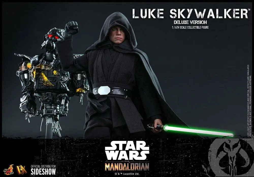 Star Wars The Mandalorian akčná figúrka 1/6 Luke Skywalker (Deluxe Version) 30 cm produktová fotografia