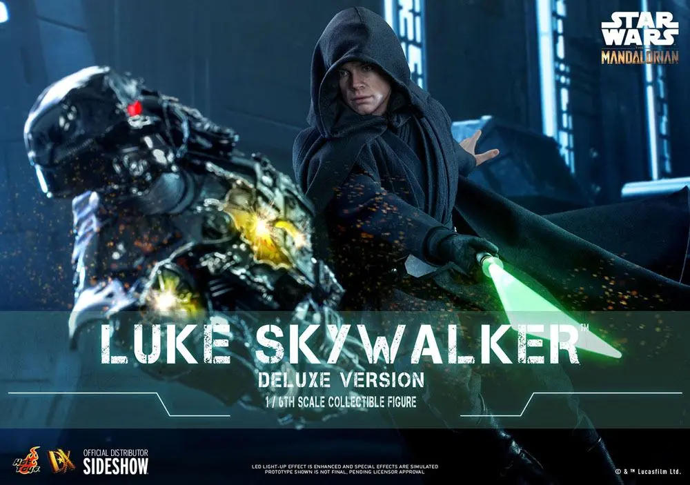 Star Wars The Mandalorian akčná figúrka 1/6 Luke Skywalker (Deluxe Version) 30 cm produktová fotografia