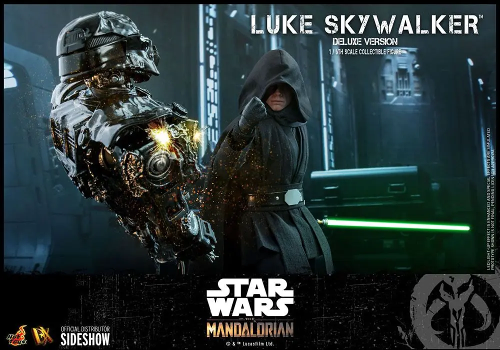 Star Wars The Mandalorian akčná figúrka 1/6 Luke Skywalker (Deluxe Version) 30 cm produktová fotografia