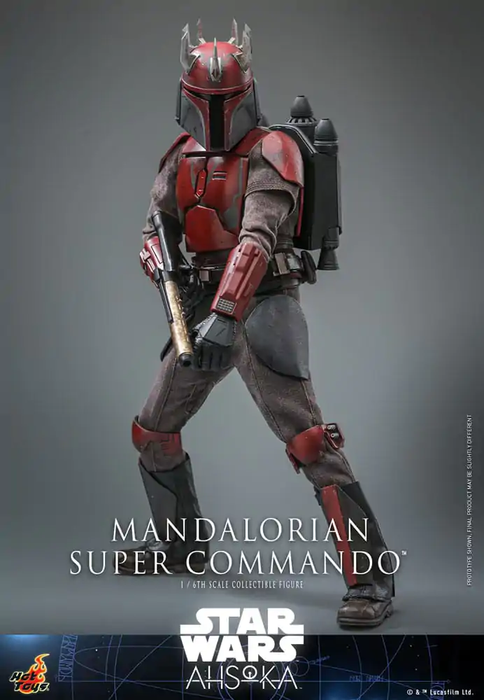 Star Wars: The Mandalorian Akčná figúrka 1/6 Mandalorian Super Commando 31 cm produktová fotografia