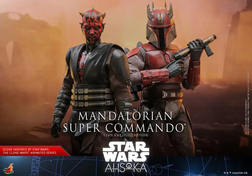 Star Wars: The Mandalorian Akčná figúrka 1/6 Mandalorian Super Commando 31 cm produktová fotografia