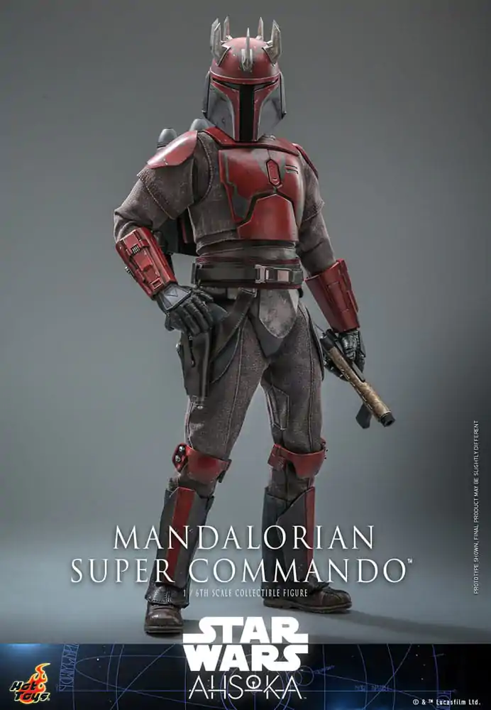 Star Wars: The Mandalorian Akčná figúrka 1/6 Mandalorian Super Commando 31 cm produktová fotografia