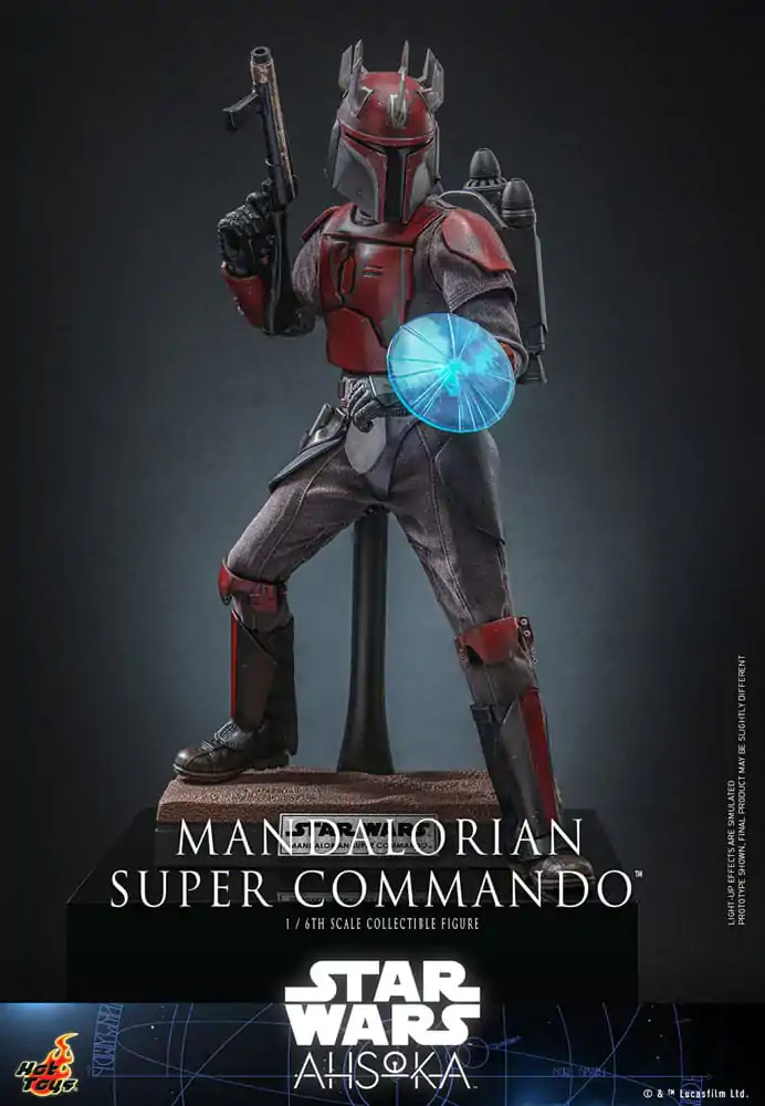 Star Wars: The Mandalorian Akčná figúrka 1/6 Mandalorian Super Commando 31 cm produktová fotografia