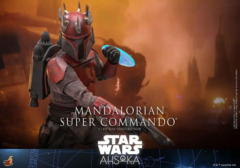 Star Wars: The Mandalorian Akčná figúrka 1/6 Mandalorian Super Commando 31 cm produktová fotografia