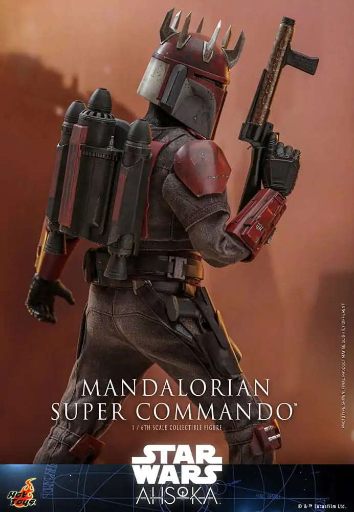 Star Wars: The Mandalorian Akčná figúrka 1/6 Mandalorian Super Commando 31 cm produktová fotografia