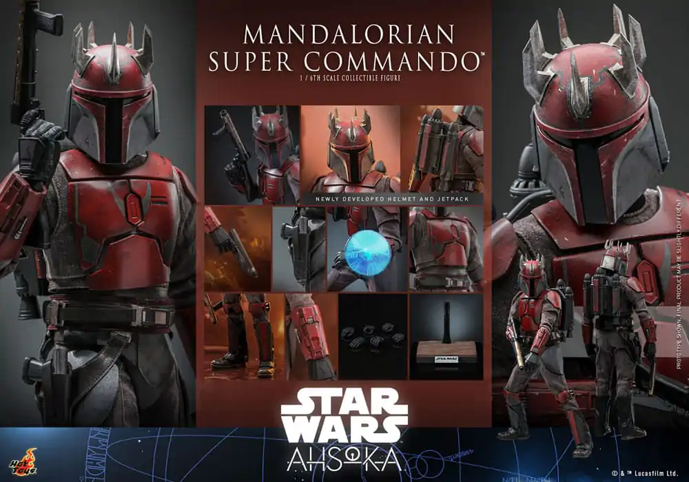 Star Wars: The Mandalorian Akčná figúrka 1/6 Mandalorian Super Commando 31 cm produktová fotografia