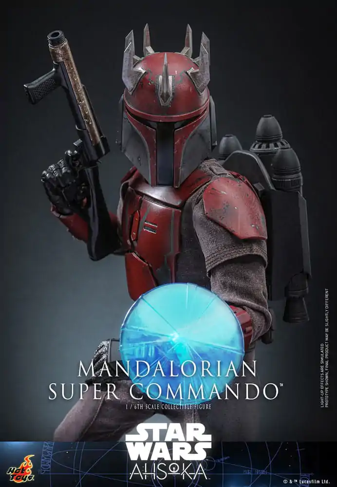 Star Wars: The Mandalorian Akčná figúrka 1/6 Mandalorian Super Commando 31 cm produktová fotografia