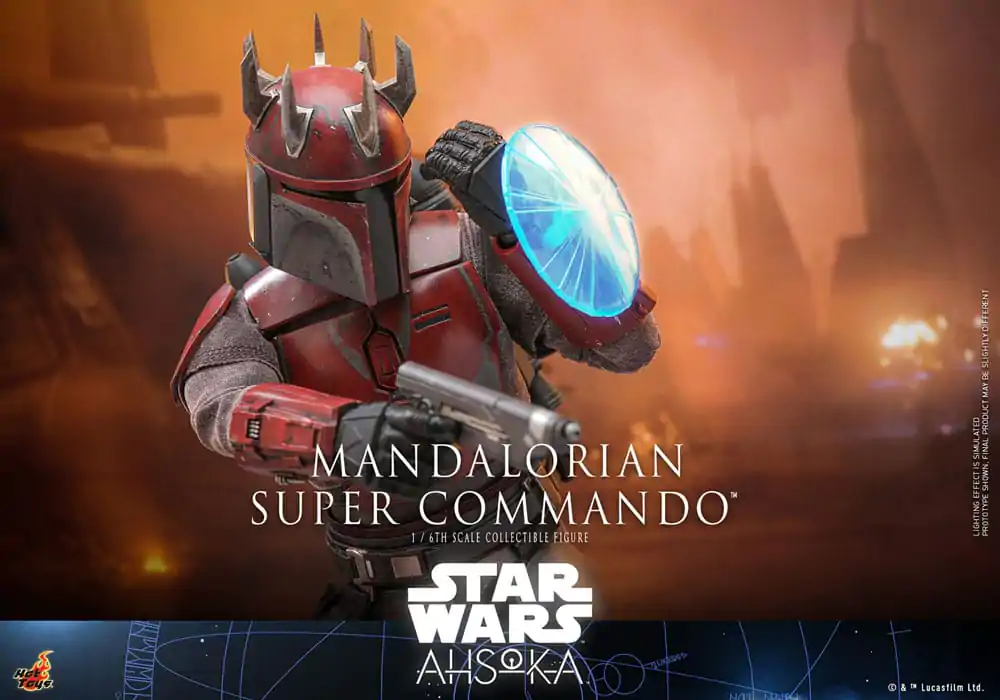 Star Wars: The Mandalorian Akčná figúrka 1/6 Mandalorian Super Commando 31 cm produktová fotografia