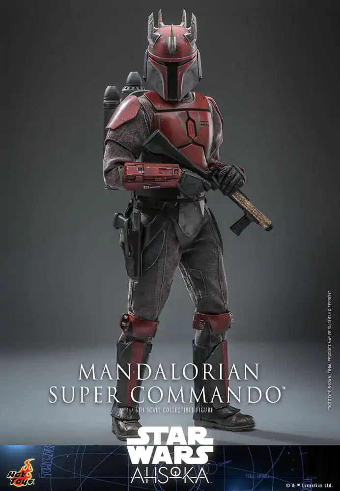 Star Wars: The Mandalorian Akčná figúrka 1/6 Mandalorian Super Commando 31 cm produktová fotografia