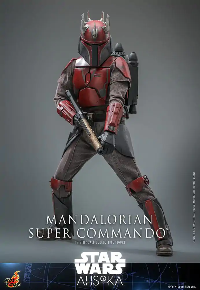 Star Wars: The Mandalorian Akčná figúrka 1/6 Mandalorian Super Commando 31 cm produktová fotografia