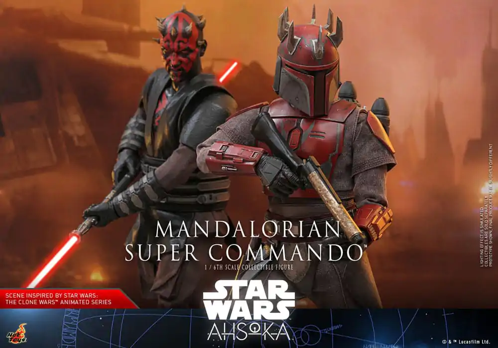 Star Wars: The Mandalorian Akčná figúrka 1/6 Mandalorian Super Commando 31 cm produktová fotografia