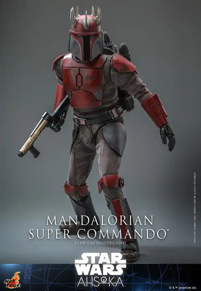 Star Wars: The Mandalorian Akčná figúrka 1/6 Mandalorian Super Commando 31 cm produktová fotografia