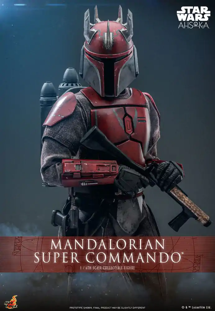 Star Wars: The Mandalorian Akčná figúrka 1/6 Mandalorian Super Commando 31 cm produktová fotografia