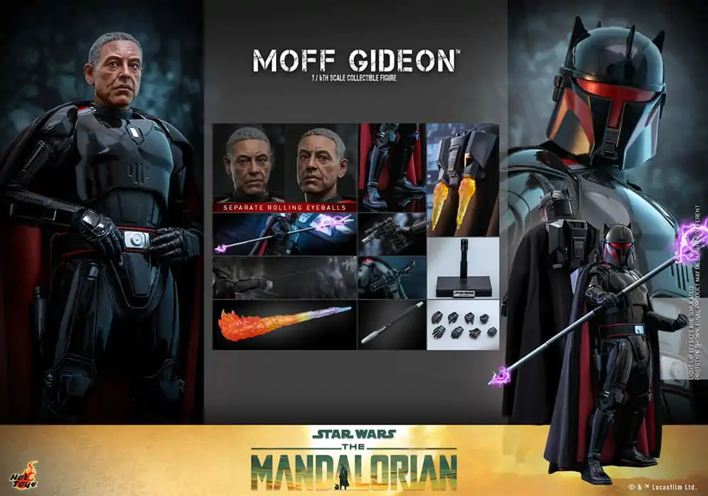 Star Wars: The Mandalorian Akčná figúrka 1/6 Moff Gideon 29 cm produktová fotografia