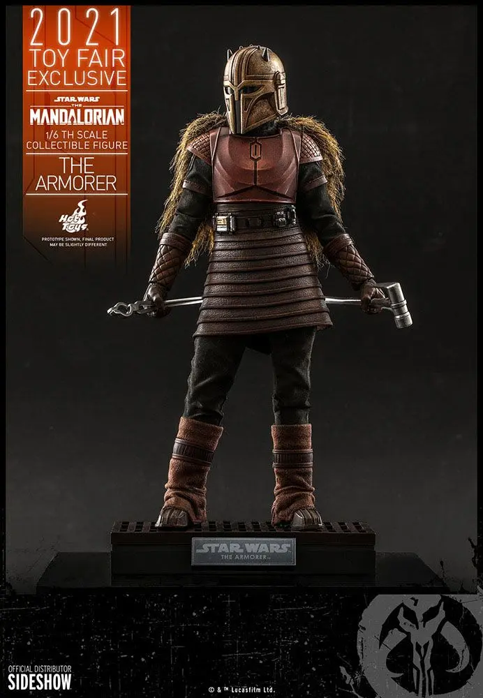 Star Wars The Mandalorian akčná figúrka 1/6 The Armorer 2021 Toy Fair Exclusive 29 cm termékfotó