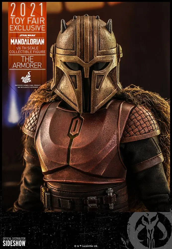 Star Wars The Mandalorian akčná figúrka 1/6 The Armorer 2021 Toy Fair Exclusive 29 cm termékfotó