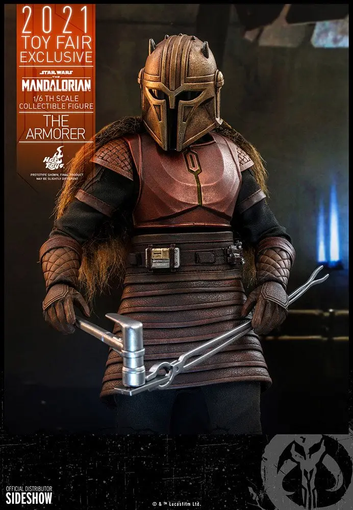 Star Wars The Mandalorian akčná figúrka 1/6 The Armorer 2021 Toy Fair Exclusive 29 cm termékfotó