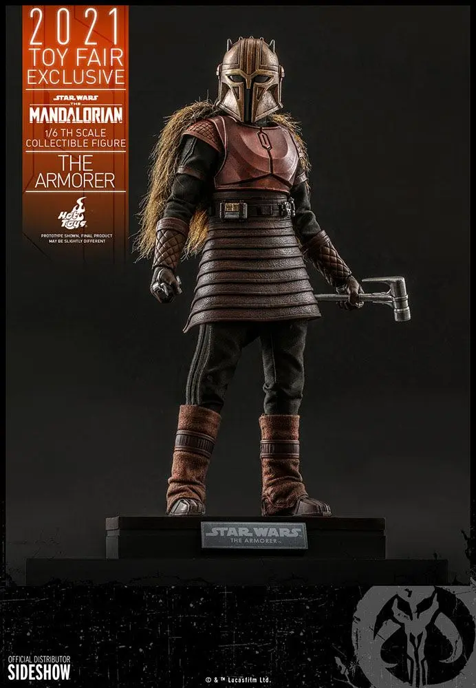 Star Wars The Mandalorian akčná figúrka 1/6 The Armorer 2021 Toy Fair Exclusive 29 cm termékfotó