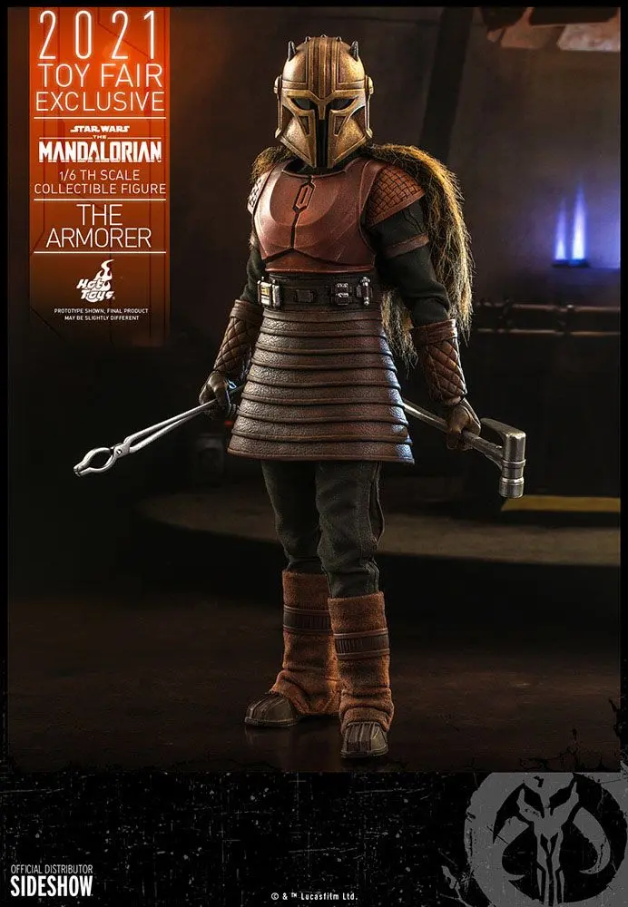 Star Wars The Mandalorian akčná figúrka 1/6 The Armorer 2021 Toy Fair Exclusive 29 cm termékfotó