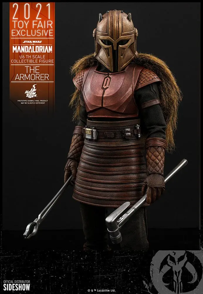 Star Wars The Mandalorian akčná figúrka 1/6 The Armorer 2021 Toy Fair Exclusive 29 cm termékfotó