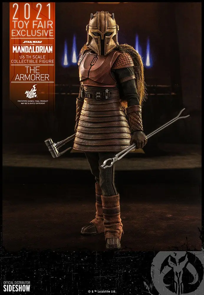 Star Wars The Mandalorian akčná figúrka 1/6 The Armorer 2021 Toy Fair Exclusive 29 cm termékfotó