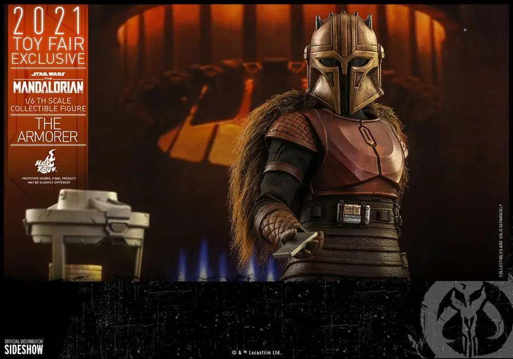 Star Wars The Mandalorian akčná figúrka 1/6 The Armorer 2021 Toy Fair Exclusive 29 cm termékfotó