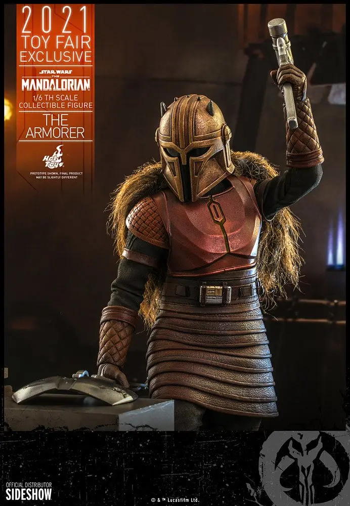 Star Wars The Mandalorian akčná figúrka 1/6 The Armorer 2021 Toy Fair Exclusive 29 cm termékfotó