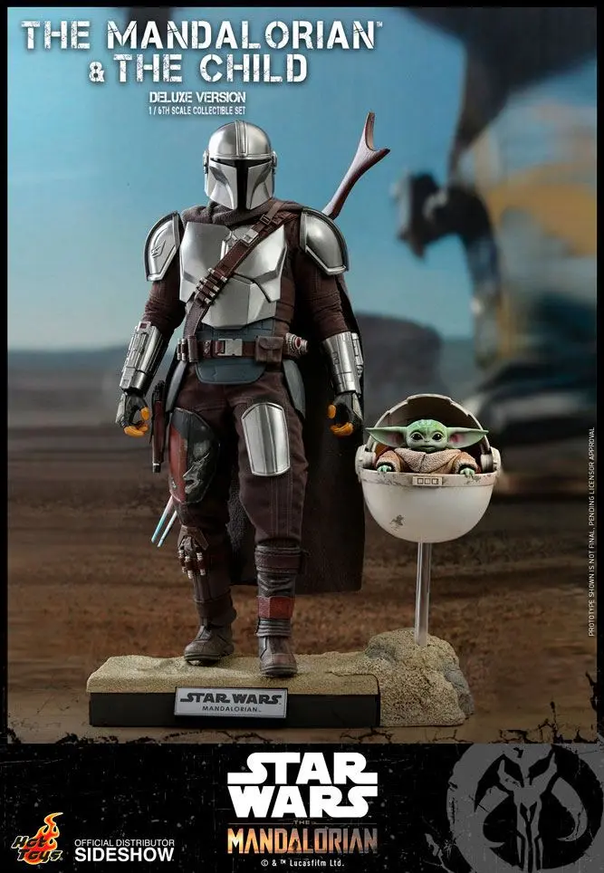 Star Wars The Mandalorian akčné figúrky, balenie 2 kusov 1/6 The Mandalorian & The Child Deluxe 30 cm produktová fotografia