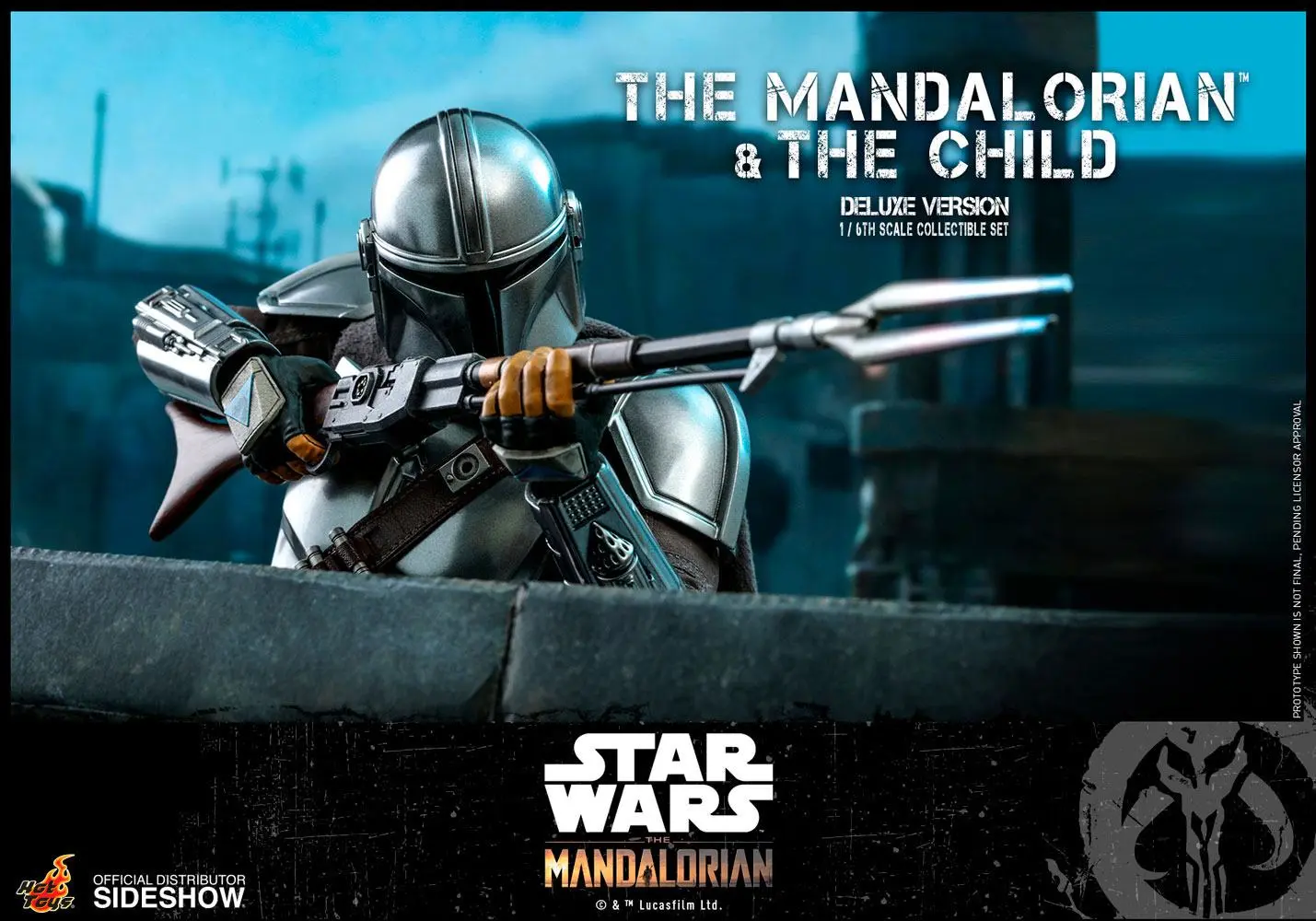 Star Wars The Mandalorian akčné figúrky, balenie 2 kusov 1/6 The Mandalorian & The Child Deluxe 30 cm produktová fotografia