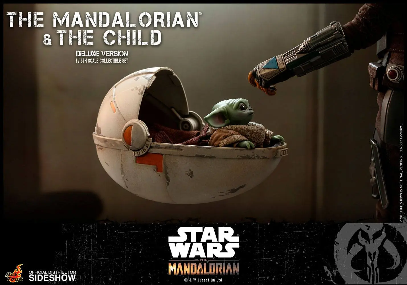 Star Wars The Mandalorian akčné figúrky, balenie 2 kusov 1/6 The Mandalorian & The Child Deluxe 30 cm produktová fotografia
