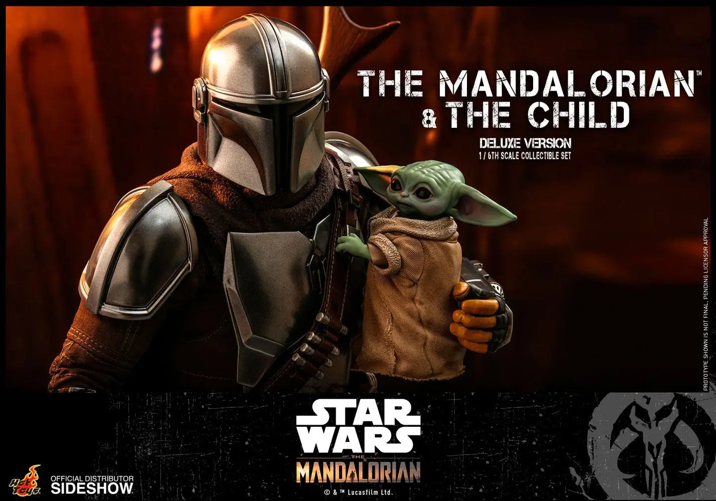 Star Wars The Mandalorian akčné figúrky, balenie 2 kusov 1/6 The Mandalorian & The Child Deluxe 30 cm produktová fotografia