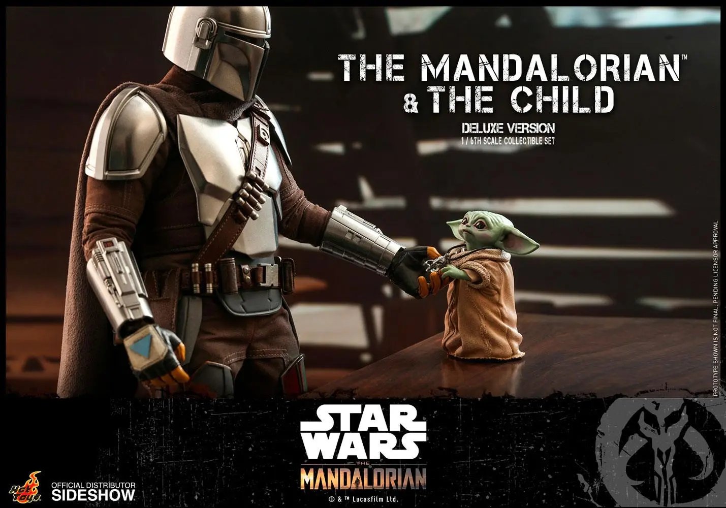 Star Wars The Mandalorian akčné figúrky, balenie 2 kusov 1/6 The Mandalorian & The Child Deluxe 30 cm produktová fotografia