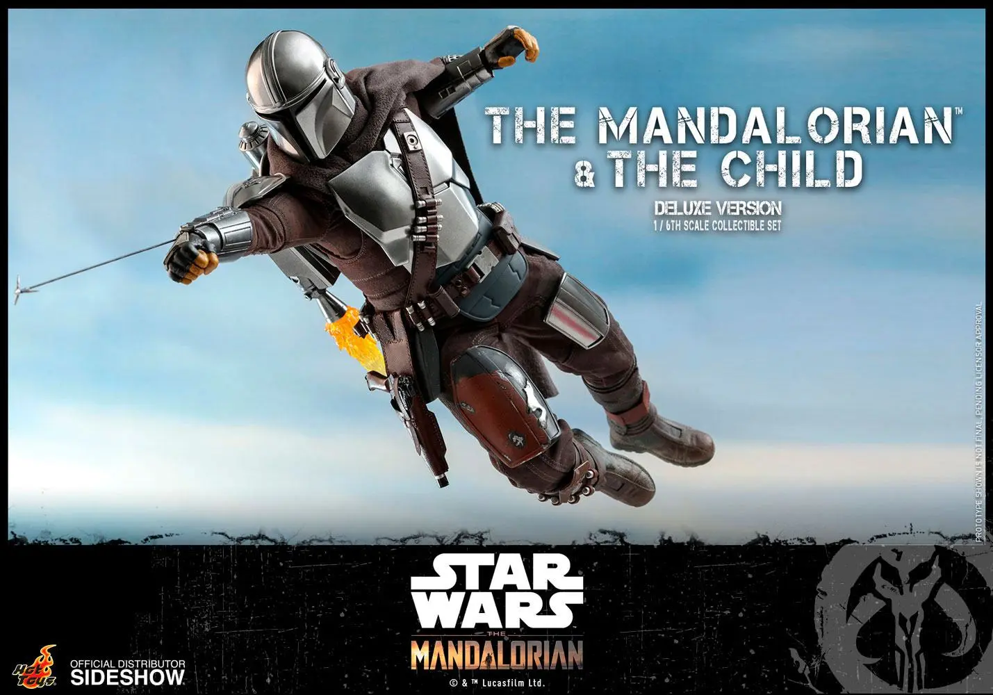 Star Wars The Mandalorian akčné figúrky, balenie 2 kusov 1/6 The Mandalorian & The Child Deluxe 30 cm produktová fotografia