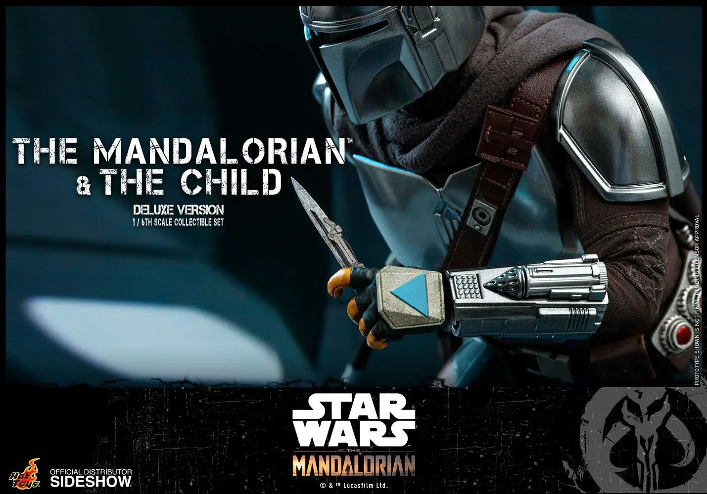 Star Wars The Mandalorian akčné figúrky, balenie 2 kusov 1/6 The Mandalorian & The Child Deluxe 30 cm produktová fotografia