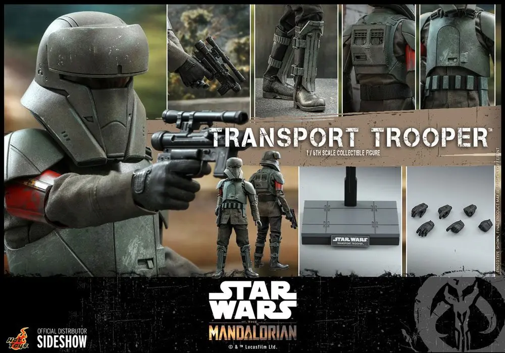 Star Wars The Mandalorian akčná figúrka 1/6 Transport Trooper 31 cm termékfotó