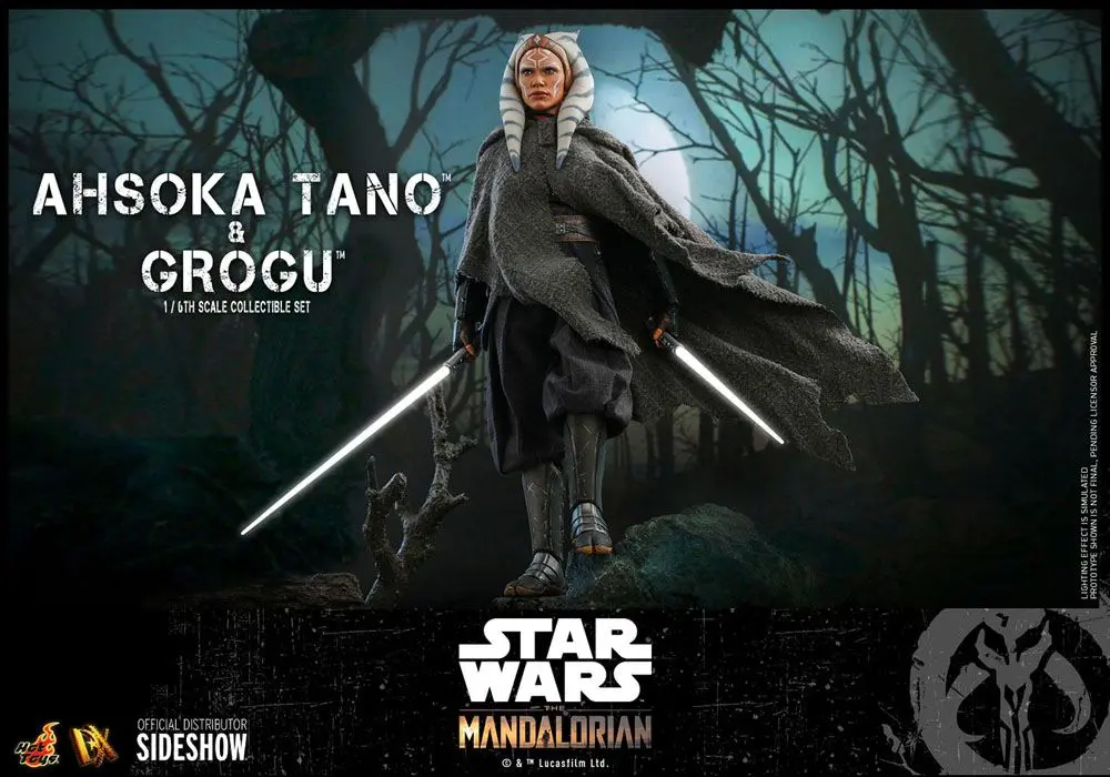 Star Wars The Mandalorian Akčná figúrka 2-pack 1/6 Ahsoka Tano & Grogu 29 cm termékfotó