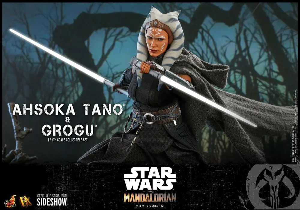 Star Wars The Mandalorian Akčná figúrka 2-pack 1/6 Ahsoka Tano & Grogu 29 cm termékfotó