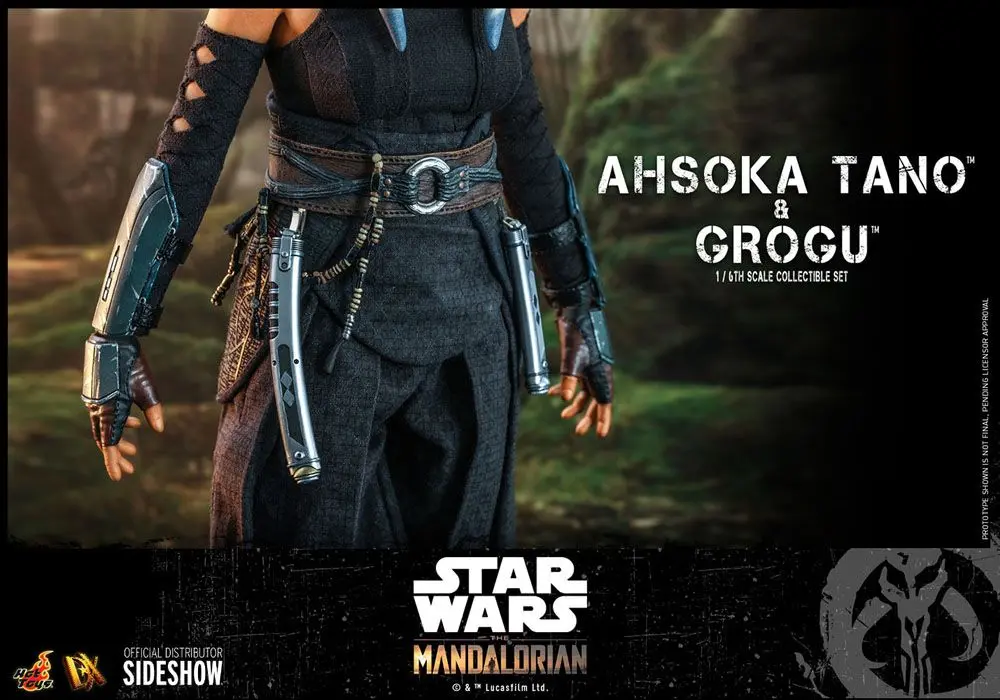 Star Wars The Mandalorian Akčná figúrka 2-pack 1/6 Ahsoka Tano & Grogu 29 cm termékfotó